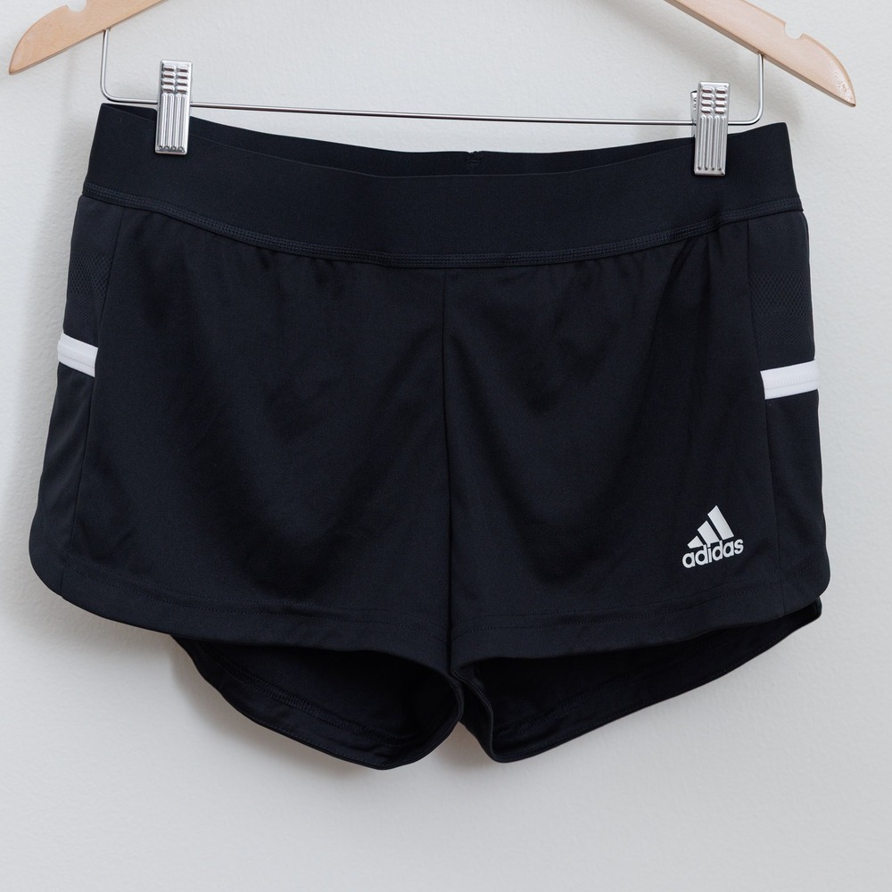 Adidas Aeroready Womens Running Shorts Black White Athletic Gym Size S